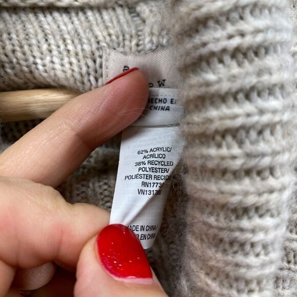 A New Day Sweater Pullover Women S Small Gray Knit Turtleneck Long Sleeve Casual - Picture 6 of 10